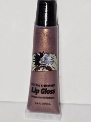 ¡NUEVO! Disney VILLAINS - Brillo de labios ultra brillante ~ 0,4 fl oz ~ Bronce Foto 1 de 4