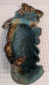 Modern Studio Pottery Dish – Organic Seahorse Design - Picture 1 of 7