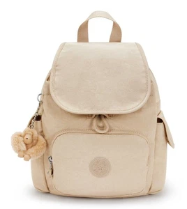 kipling Basic Plus City Pack Mini Backpack XS Rucksack Rucksack Sparkled Beige - Bild 1 von 4