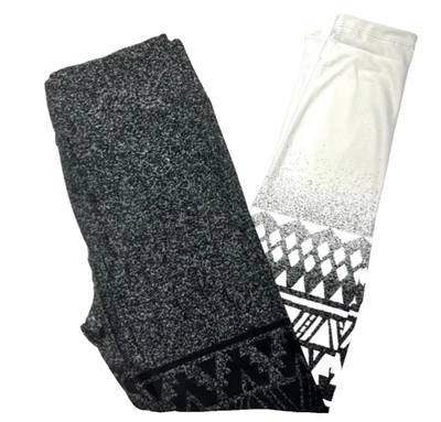 LuLaRoe Womens Leggings Size TC Black Gray Aztec Tribal Dipped Tall & Curvy NWT - Image 1 of 3