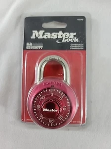 Candado combinado Master Lock 1527D Locker School - ROJO - NUEVO Y ENVÍO GRATUITO - Imagen 1 de 3