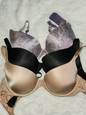 Sujetador Victoria's Secret Biofit Demi Uplift 36 C paquete de 3 Foto 1 de 4