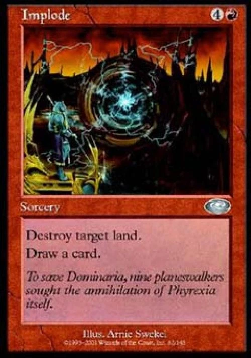 Implode - Medium Play MTG Planeshift - Image 1 of 1