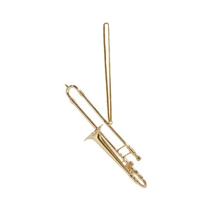 Trombón miniatura instrumento musical escuela banda de jazz/instructor de música regalo y caja - Imagen 1 de 2