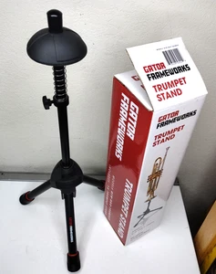 Gator Frameworks Trumpet Tripod Stand Adjustable GFW-BNO-TRUMPET Open Box Demo - Picture 1 of 7
