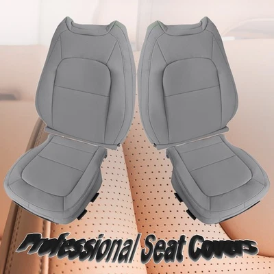 For 15-22 Chevy Colorado &GMC Canyon Work Truck Front Bottom-Top Seat Cover Gray Foto 1 de 4