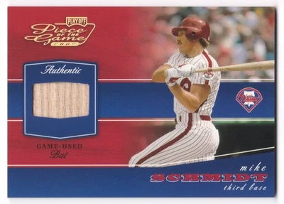 2002 Playoff Piece of the Game Mike Schmidt #POG-61 Materials Game-Used Bat HOF - Image 1 of 2