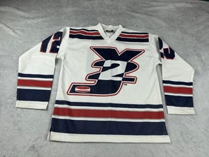 Vintage Chris Jericho WWF WWE White Hockey Jersey Y2J USA Made 90s 12/13 Years - Bild 1 von 8