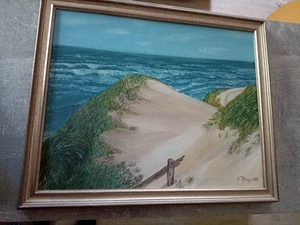 Ölgemälde - Kiel - Schönberg - Schönberger Strand - Signiert - 1980 - Holstein - Bild 1 von 14