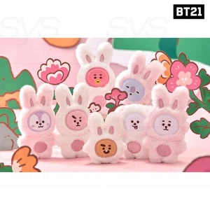 BTS BT21 Official Goods PLUSH KEYRING K-TOKKI Ver + Tracking Number - Picture 1 of 3
