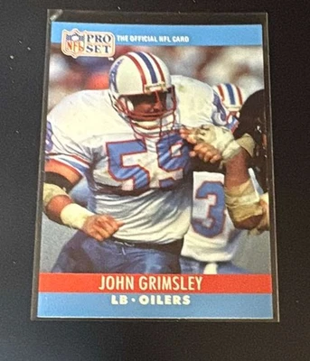 1990 Pro Set #120 John Grimsley Excellent - Image 1 of 2