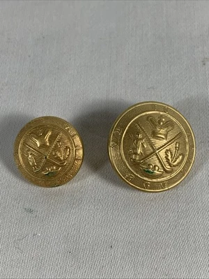 Pair Of Pendleton Sweater Replacement Buttons Gold Tone - Image 1 of 4