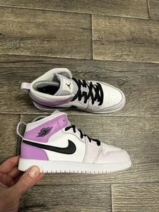 Air Jordan 1 Mid PS 'Barely Grape' Sneakers DQ8424-501 Eu35 Uk2,5 Us3Y - Picture 1 of 8