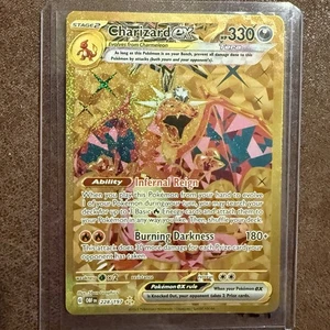 Charizard ex 228/197 SV03: Obsidian Flames Gold Holo Nm-Mt - Picture 1 of 4