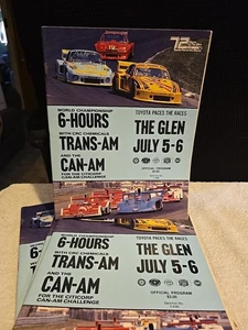 Watkins Glen Race Program 1980 6 horas Trans-Am y Can-Am con lista oficial de inscripción - Imagen 1 de 9
