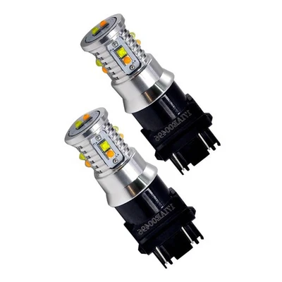 2PCS 2.6W  LED Turn Signal Lights Switchback 3157 for Chevy Silverado 1500 99-13 - Image 1 of 4