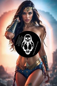 WONDER WOMAN M (naughty) Double Sided - Ltd to 100 W/CoA Deviant Nation Art Book - Picture 1 of 2