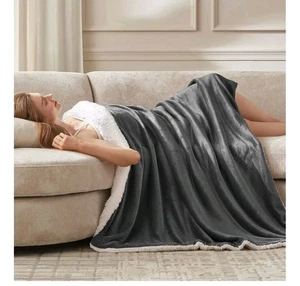 Oeko Tek Lancio Riscaldato Blancato 50x60 6 Impostazioni Calore 4 Ore Timer Spegnimento Automatico - Foto 1 di 7