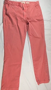 Chino di Antherpologie taglia 31 corallo regolare - Foto 1 di 8