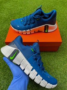 Nike Free Metcon 5 / UK Size 10 / Court blue-Green strike - Picture 1 of 8