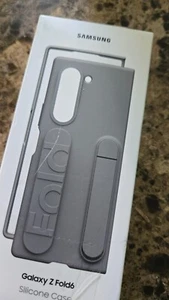 Samsung - Galaxy Z Fold6 Silicone Case - Gray, Camera side ONLY Original GENUINE - Picture 1 of 4