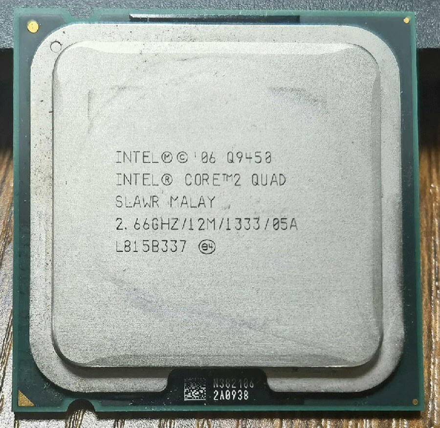Intel Core 2 Quad Q9450 SLAWR 2.66GHz 1333MHz LGA-775 CPU processor - Image 1 of 1