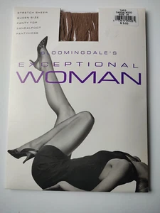 Bloomingdale's Exceptional Woman pantyhose 7453 Sandalwood size 1X panty top - Picture 1 of 2