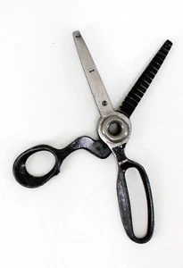 antique spot scissors cutting scissors fabric scissors steel scissors solid 25 cm - Picture 1 of 4