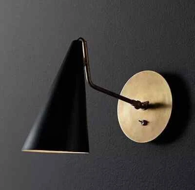 Handmade Wall 1 Light Fixture Scone Chandelier Raw Brass Italian Lamp Stilnovo - Image 1 of 4