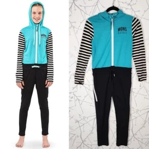 Mons Royale 100% Merino Wool Baselayer Groms Monsie Skiing Winter Youth 10-11 Y - Picture 1 of 4