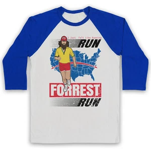 CAMISETA DE BÉISBOL FORREST GUMP RUN FORREST RUN I JUST FEEL LIKE CORRER MANGAS 3/4 - Imagen 1 de 11