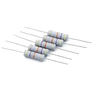 20pcs 2 Watts Metal Oxide Resistor 62 68 75 82 91 100 120 150 180 200 220 R Ohm - Foto 1 di 4