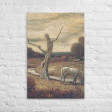 Autumn Meadows, by Albert Pinkham Ryder, circa 1912–17 - Wrapped Canvas