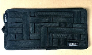 Cocoon GRID-IT Organizer for Electronics Wires Chargers Travel Case Holder Black - Picture 1 of 4