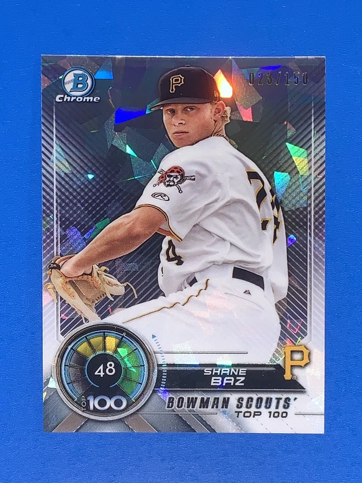 2018 Bowman Chrome Shane Baz Scouts’ Top 100 Atomic Refractor 23/150 - Image 1 of 1