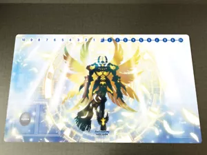 Digimon Seraphimon Playmat DTCG CCG Alfombra de goma Juego de cartas coleccionables Alfombra Bolsa Gratis - Imagen 1 de 6