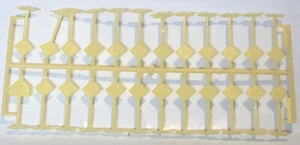 Yellow Signs Lot Of 24 Model Train Accessories Background Pieces - Picture 1 of 3