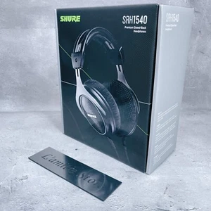 SHURE Premium Studio Headphones SRH1540 Black Cable Detachable Type JP SRH 1540 - Picture 1 of 24