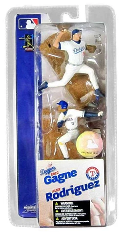 Eric Gagne LA Dodgers Alex Rodriguez Texas Rangers Mini McFarlane 2-Pack A-Rod Cover