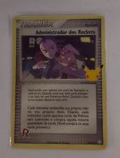 Rocket's Admin 12/25 in Portuguese Celebrations Classic Collection Pokémon TCG