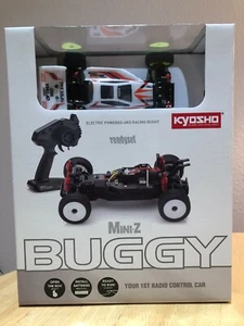 Kyosho Mini-Z Buggy Turbo Optima Mid Special MB-010VE RTR White New !!! - Picture 1 of 9