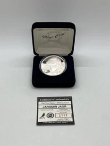 Jaromir Jagr Penguins NHL One Troy Ounce .999 Fine Silver Medallion #2111/5,000! - Picture 1 of 4