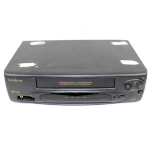 Broksonic Model VHSA-6741CTBE VHS Video Cassette Recorder Player VCR * No Remote - Picture 1 of 11