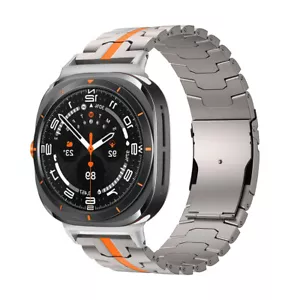 Cinturino Acciaio Inox Catena Orologio Cinturino Metallo per Samsung Galaxy Watch Ultra 47mm - Foto 1 di 15