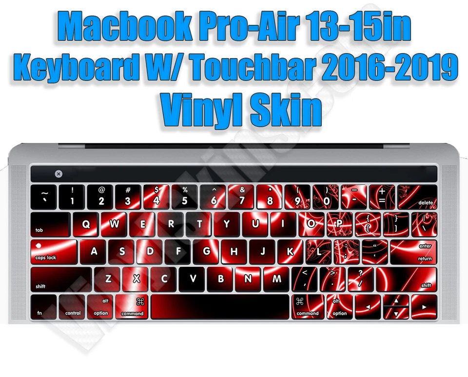 Cualquier 1 Recubrimiento de Vinilo para el Teclado Macbook Pro/Air 13-15" con Touchbar (2016-2019) Foto 1 de 4