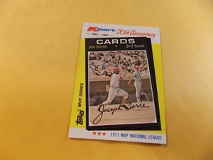 Joe Torre 1982 Topps/Kmart MVP Series 20th Anniversary '71 NL MVP card #20 of 44 - Picture 1 of 2