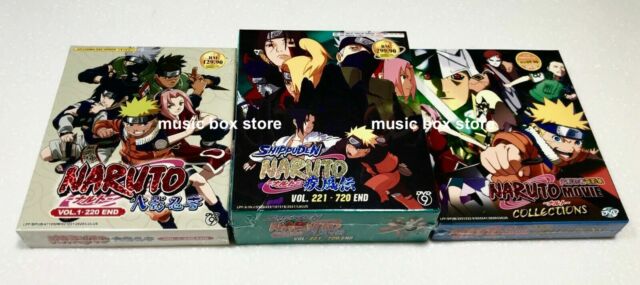 NARUTO SHIPPUDEN COMPLETE SEASON 1-21 - 76 DVD SET - EPISODES 1-500 SEALED  ANIME