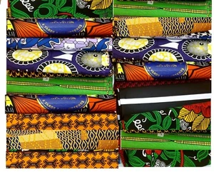 5 Yards Assorted African Fabric Ankara Prints-All Unique, No Repeats - Picture 1 of 2