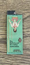 The Cafeteria And Recreation Association Vintage Matchbook Cover