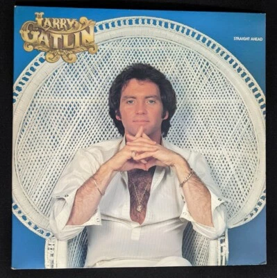 LARRY GATLIN Straight Ahead LP Vinyl Record 1979 Columbia JC 36250 Country Rock - Image 1 of 4